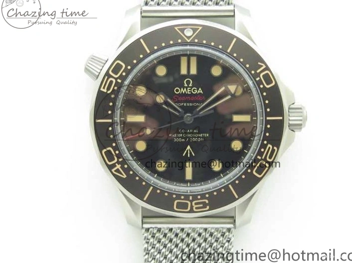 0524 Seamaster 300 “No Time to Die” Limited Edition ORF 1:1 Best Edition on SS Mesh Bracelet A8806 (Free Nato Strap) Durable 7866